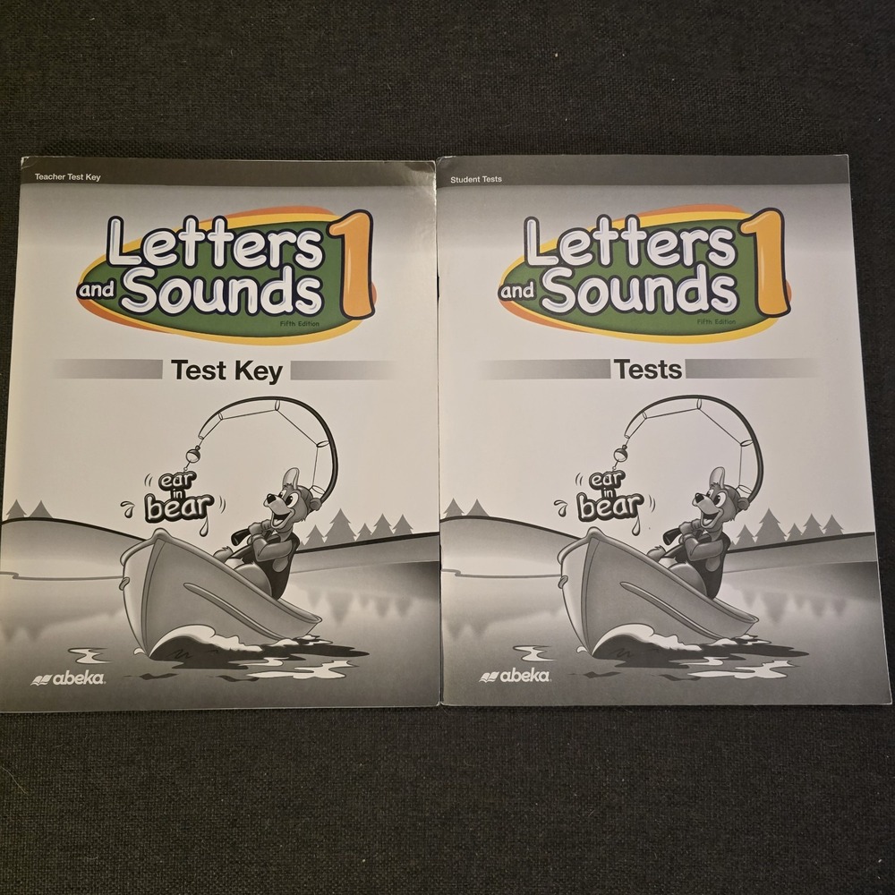 Abeka Letters And Sounds 1 Student Tests And Teacher Test Key 5th Edition 2020